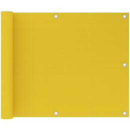 Parvekkeen suoja keltainen 75x600 cm hdpe_1