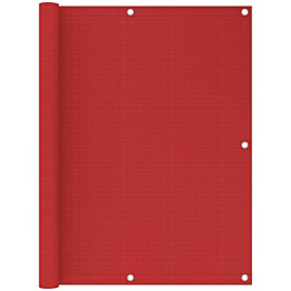 Parvekkeen suoja punainen 120x400 cm hdpe_1