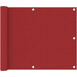 Parvekkeen suoja punainen 75x400 cm oxford kangas_1