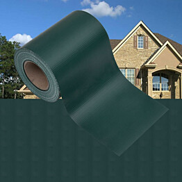 Puutarhan yksityisyyden suoja PVC 35x0 19 m mattavihreä