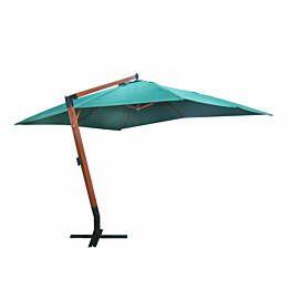 Roikkuva aurinkovarjo 300 x 400 cm vihreä_1