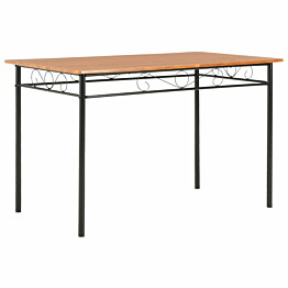 Ruokapöytä ruskea 120x70x75 cm mdf_1