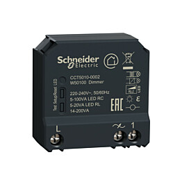 Valonsäädin/LED-säädin Schneider Electric, Wiser Zigbee 100W RCL, kojerasiaan
