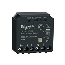 Kytkinmoduuli Schneider Electric, Wiser Zigbee 10AX, kojerasiaan