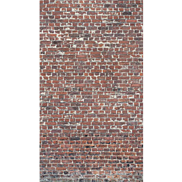 Kuvatapetti One Roll One Motif Red Brick 1,59x2,80 m non-woven