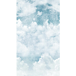 Kuvatapetti One Roll One Motif Blue Clouds 1,59x2,80 m non-woven