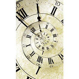 Kuvatapetti Dimex  Spiral Clock 150 x 250 cm