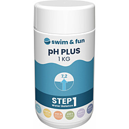 pH-säätöaine Swim &amp; Fun pH Plus 1 kg