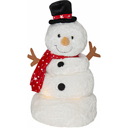 LED-koristehahmo Star Trading Merry Pal lumiukko 36 cm valkoinen