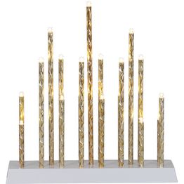 LED-kynttelikkö Star Trading Trix 19-osainen 290x270x60mm kulta