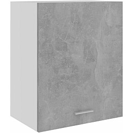 Seinäkaappi betoninharmaa 50x31x60 cm lastulevy_1