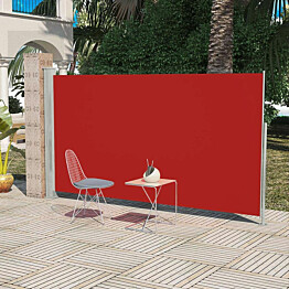 Sivumarkiisi terassille 160 x 300 cm punainen_1