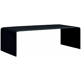 Sohvapöytä musta 98x45x31 cm karkaistu lasi_1