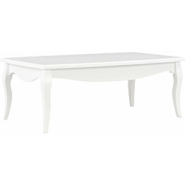 Sohvapöytä valkoinen 110x60x40 cm täysi mänty_1
