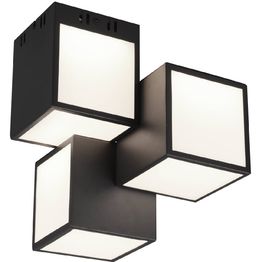 Kattovalaisin Trio WiZ Oscar LED 30cm mattamusta RGBW