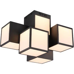 Kattovalaisin Trio WiZ Oscar LED 45cm mattamusta RGBW