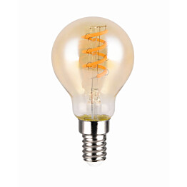 LED-lamppu Trio E14, filament vakiokupu 4W, 150lm 1800K, ruskea, switch dimmer