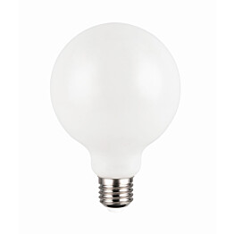 LED-lamppu Trio E27, filament globe 9W, 1055lm 3000K, valkoinen, switch dimmer