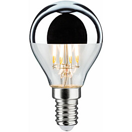 LED-pääpeililamppu Paulmann Modern Classic Edition Drop, E14, 440lm, 4.8W, 2700K, himmennettävä, hopea