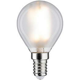LED-filamenttilamppu Paulmann Drop, E14, 470lm, 5W, 4000K, himmennettävä, matta