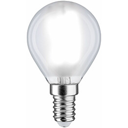 LED-filamenttilamppu Paulmann Drop, E14, 470lm, 5W, 6500K, himmennettävä, matta