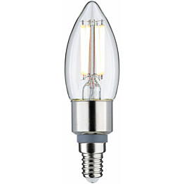 LED-kynttilälamppu Pulmann Candle, E14, 470lm, 5W, filamentti, säädettävä värilämpötila, kirkas