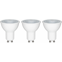 LED-kohdelamppu Paulmann Choose Reflector, GU10, 460lm, 6,5W, 2700K, valkoinen, 3kpl