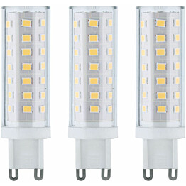 LED-pistokantalamppu Paulmann Pin Base, G9, 470lm, 5W, 4000K, kirkas, 3kpl