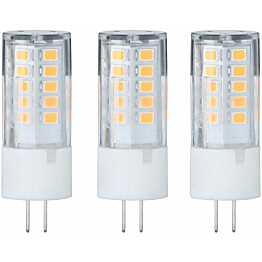 LED-pistokantalamppu Paulmann Pin Base, G4, 300lm, 3W, 2700K, kirkas, 3kpl