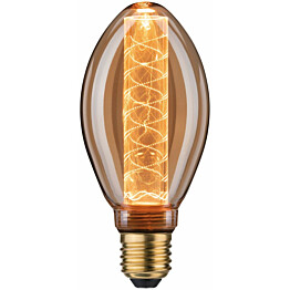 LED-lamppu Paulmann Inner Glow Edition Pear Corn Spiral, E27, 120lm, 3.6W, 1800K, himmennettävä, kulta