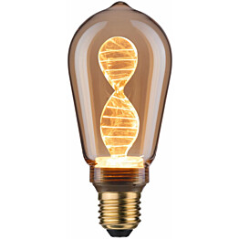 LED-lamppu Paulmann Inner Glow Edition Corn Helix, E27, 180lm, 3.5W, 1800K, kulta