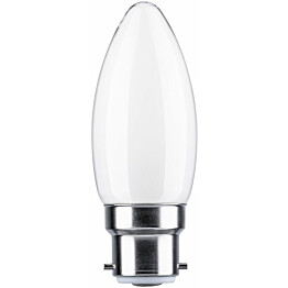 LED-lamppu Paulmann Candle, B22d, 470lm, 4.7W, 2700K, opaali