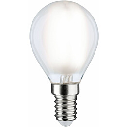 LED-filamenttilamppu Paulmann Drop, E14, 806lm, 6.5W, 4000K, matta