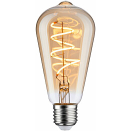 LED-lamppu Paulmann Vintage Edition Corn, ST64, E27, 250lm, 5W, 1800K, himmennettävä, kulta