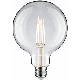 LED-filamenttilamppu Paulmann Globe, G125, E27, 1055lm, 9W, 4000K, kirkas
