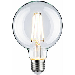 LED-filamenttilamppu Paulmann Globe, G95, E27, 1055lm, 9W, 2700K, himmennettävä, kirkas
