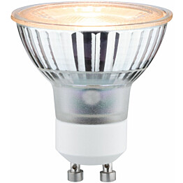 LED-kohdelamppu Paulmann Reflector, GU10, 320lm, 4.3W, 2200K, hyönteisystävällinen, hopea