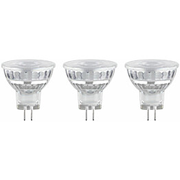 LED-kohdelamppu Paulmann Reflector, 12V, GU4, 184lm, 1.8W, 2700K, hopea, 3kpl