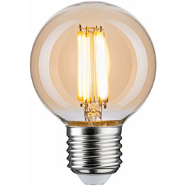 LED-filamenttilamppu Paulmann Globe, G60, E27, 780lm, 7W, 2700K, kulta