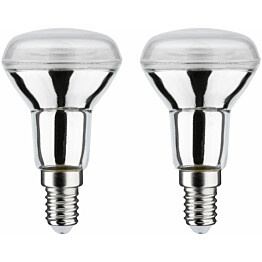 LED-kohdelamppu Paulmann Reflector, R50, E14, 420lm, 5W, 2700K, hopea, 2kpl