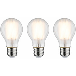LED-filamenttilamppu Paulmann Pear, E27, 1055lm, 9W, 2700K, matta, 3kpl