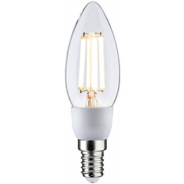 LED-kynttilälamppu Paulmann Eco-Line Candle, E14, 525lm, 2.5W, 3000K, filamentti, kirkas