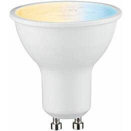 LED-älylamppu Paulmann Smart Home Zigbee Reflector, GU10, 330lm, 4,9W, säädettävä värilämpötila, himmennettävä, matta