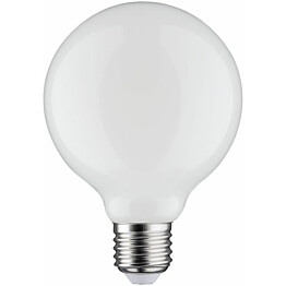 LED-älylamppu Paulmann Smart Home Zigbee Pear Globe, E27, 806lm, 7W, säädettävä värilämpötila, himmennettävä, opaali