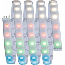 LED-valonauha Paulmann MaxLED 1000, aloituspakkaus, RGBW, 1.5m, IP44, 18W, 1000lm/m, 72LED/m, 25VA