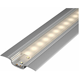 Upotettava LED-profiili Paulmann Step, anodisoitu alumiini/satiini, eri kokoja
