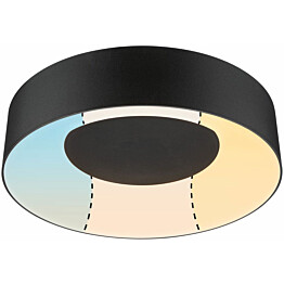 LED-kattovalaisin Paulmann Casca, IP44, 1500lm, 16W, säädettävä värilämpötila, eri värejä
