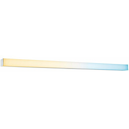 LED-peilivalaisin Paulmann Tova, 90cm, IP44, säädettävä värilämpötila, himmennettävä, kromi/valkoinen