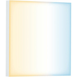 LED-paneeli Paulmann Velora, Smart Home Zigbee 3.0, 22.5x22.5cm, 8.5W, säädettävä värilämpötila, himmennettävä, mattavalkoinen