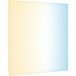 LED-paneeli Paulmann Velora, Smart Home Zigbee 3.0, 59.5x59.5cm, 19.5W, säädettävä värilämpötila, himmennettävä, mattavalkoinen